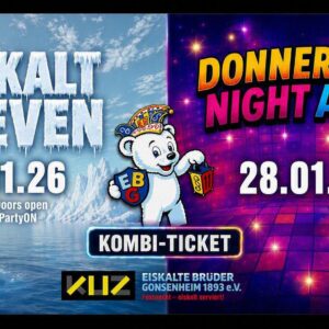 Kombi-Paket "Eiskalt Eleven & Donnerstag Night Alive Kat. I"